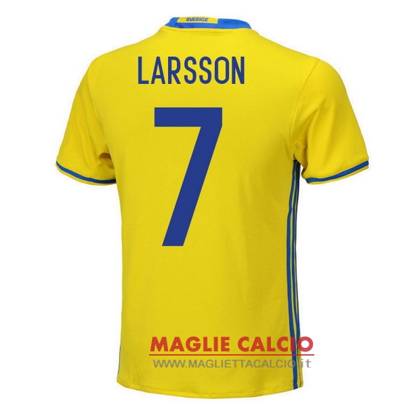 nuova maglietta svezia 2018 larsson 7 prima